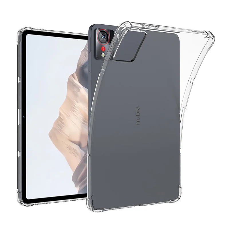 

Прозрачный чехол из ТПУ для планшета ZTE Nubia Tablet Pro 10,9 дюймов 2025 2024, подушка безопасности, силиконовый защитный чехол