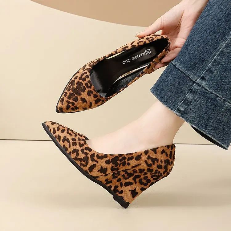 

Women's Shoes Spring Autumn Style High Heels Women's Shallow Mouth Pointed Toe Increased Sexy Temperament Shoes Zapatos De Mujer