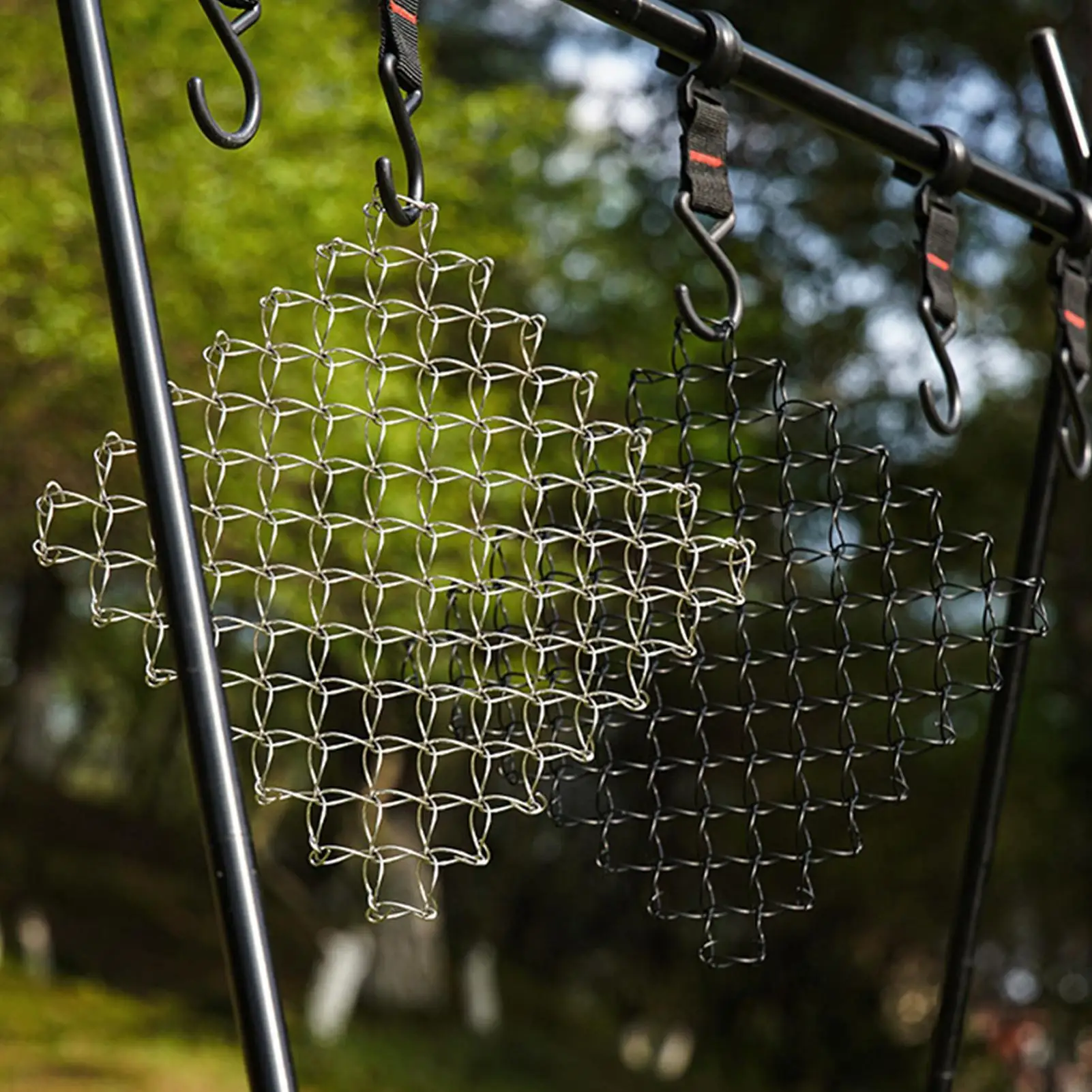 أدوات المائدة بساط معزول الربيع مكافحة تحرق وسادة سلك حلزوني الركيزة العزل الحراري وسادة أدوات مائدة من الفولاذ المقاوم للصدأ حصيرة للتخييم