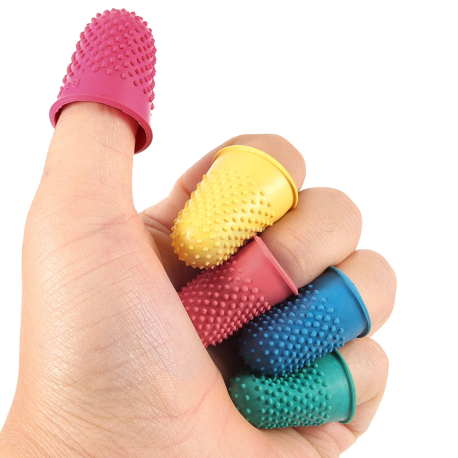 Non-Slip Rubber Finger Protectors for Jewelry Making, Coin Handling & Delicate Tasks – 20pcs