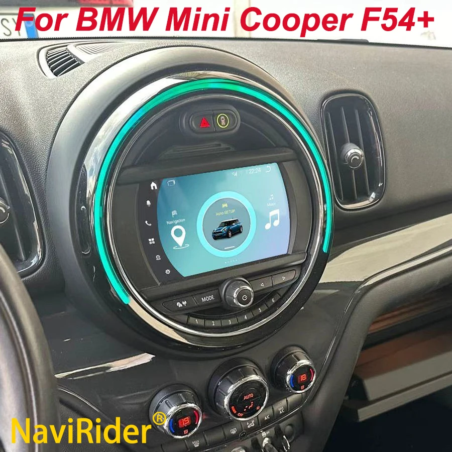 Y Dual System Android Auto Carplay For BMW Mini Cooper F54 F55 F56 F57 Nbt Evo 2015-2017 Car Radio Multimedia Video Player GPS