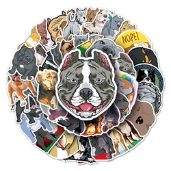 10/30/50PCS Cool American Bully Pitbull Stickers Cartoon Dog Wall Decals DIY Skateboard Luggage Phone Laptop Fridge Bike Kid Toy