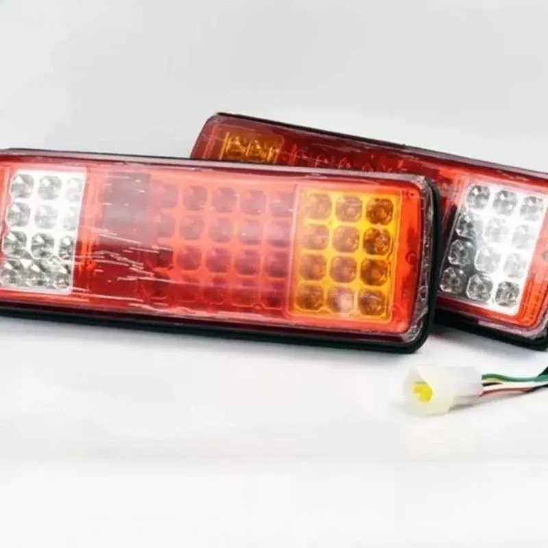 Waterproof LED Tail Light 12V 24V For Wheat Corn Combine Harvester, Farm Machine Rear Brake Turn Signal Lamp