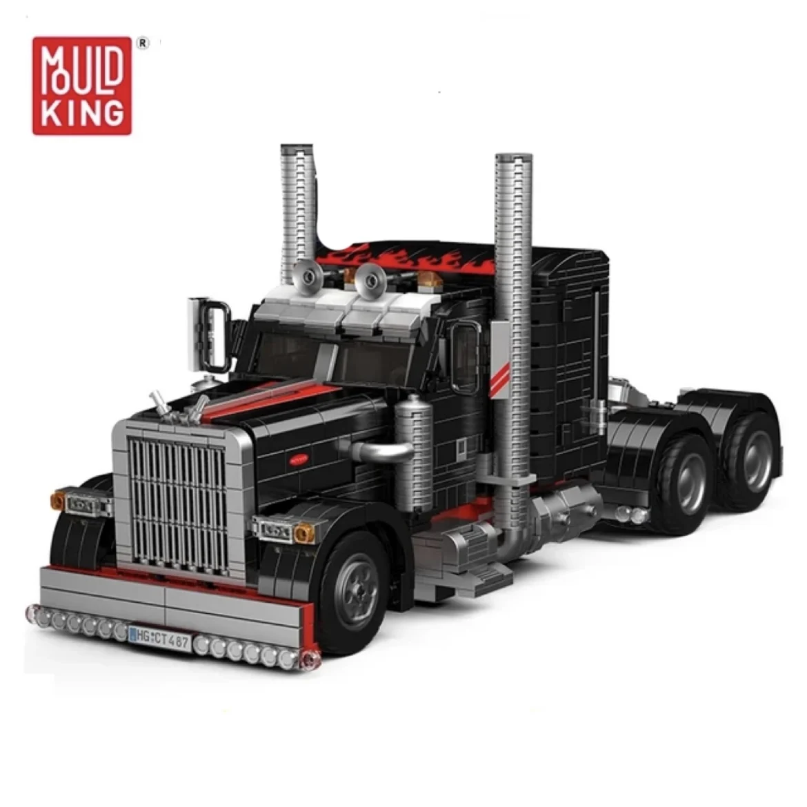 Mould King 10037 Technical American Truck Building Blocks 1797Pcs Bricks  Assembling DIY Toy for Children Boys Christmas Gifts