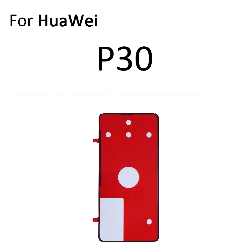 لهواوي P الذكية زائد برو Z P20 P30 P8 P9 لايت 2017 2018 عودة الإسكان غطاء لاصق ملصق الشريط الغراء استبدال أجزاء