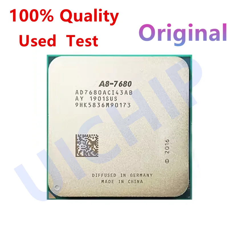 A8-Series A8-7680 A8 7680 3.5GHz Quad-Core Quad-Thread 45W Processor AD7680ACI43AB Socket FM2+