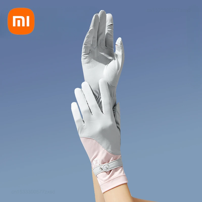 

Перчатки Xiaomi женские летние солнцезащитные из вискозы, дышащие Нескользящие митенки с защитой от ультрафиолета и от солнца для сенсорных экранов