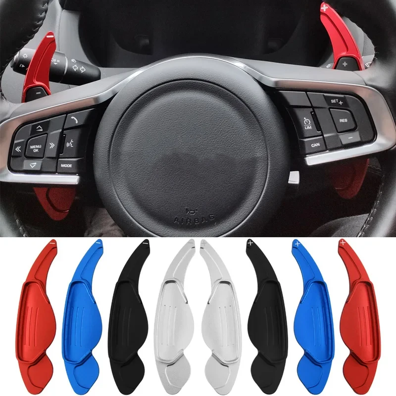 

Car paddle shift for Jaguar X760 X250 X260 X761 X351 XF XE XJ F-PACE F-TYPE Steering wheel shifter extend car stickers Accessory