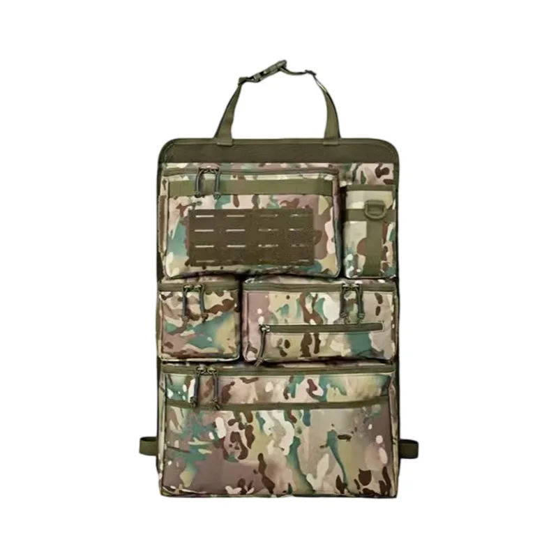 Taktische Aufbewahrungstasche für Auto-Rücksitze, Multifunktionaler Gepäck-Organizer und Aufbewahrungstasche, Hängende Rücksitztasche für Roadtrips – Detail 12