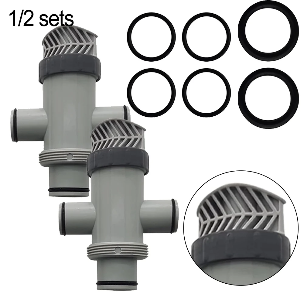 

1/2 шт. 11872 двойной разделенный плунжерный клапан для шланга для бассейна Intex для надземных бассейнов и насосов для бассейна, детали инструментов для обслуживания