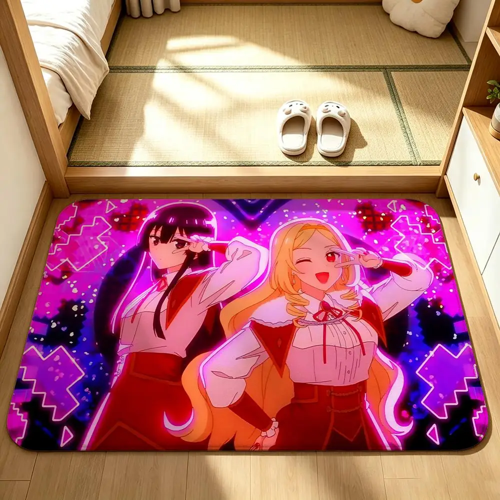 Villainess Level 99 Floor Mat Bedroom Carpet, Bathroom Foot Mat, Doormat, Non-Slip Absorbent Multi-Use