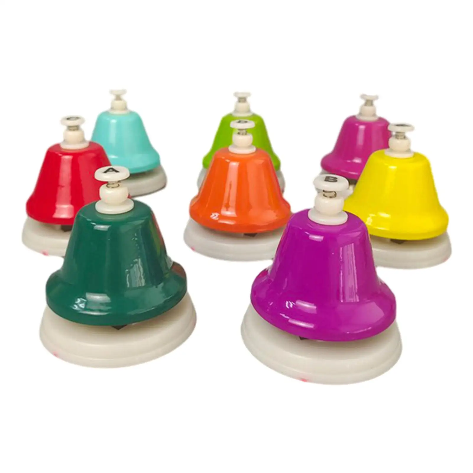 Desk Bells for Kids Diatonic Chromatic Musical Learning Toys Colorful Percussion Instruments Educational Music Toys for Children