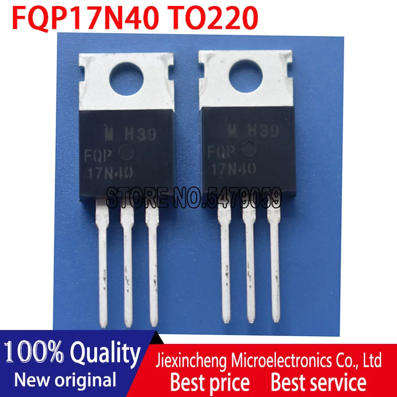 10 Stück fqp17n40 17 n40 bis-220 17 a400v to220 neues Original