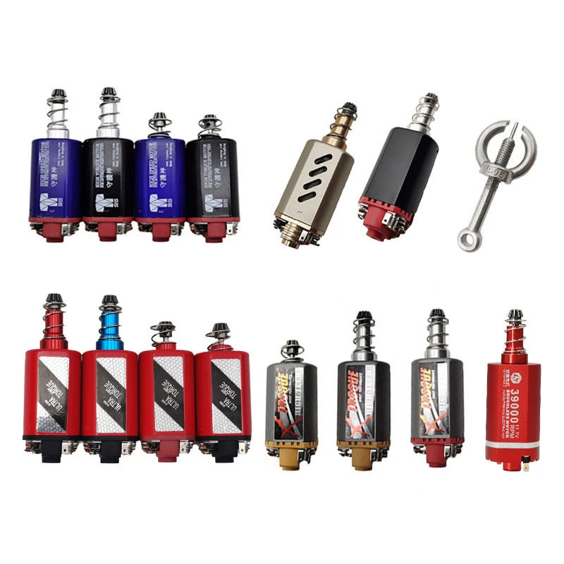 

Высокоскоростной двигатель постоянного тока с высоким крутящим моментом и короткой и длинной осью, двигатель с угольной щеткой и инструментом для разгрузки шестерни