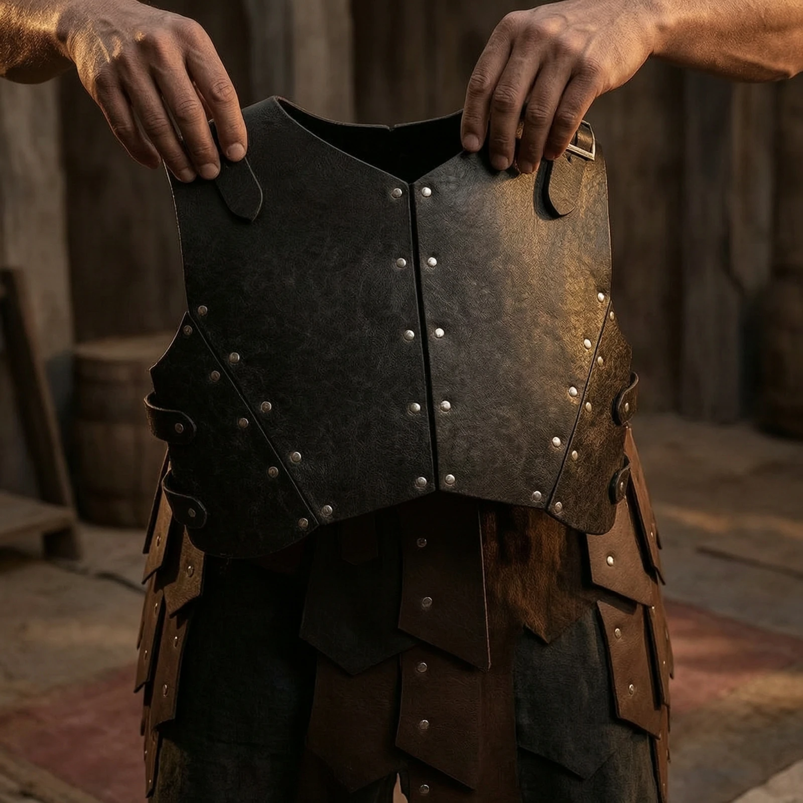 ensemble-de-2-pieces-d'equipement-de-protection-medievale-cuirasse-d'epaule-et-plastron-reglables-superposes-pour-cosplayeurs