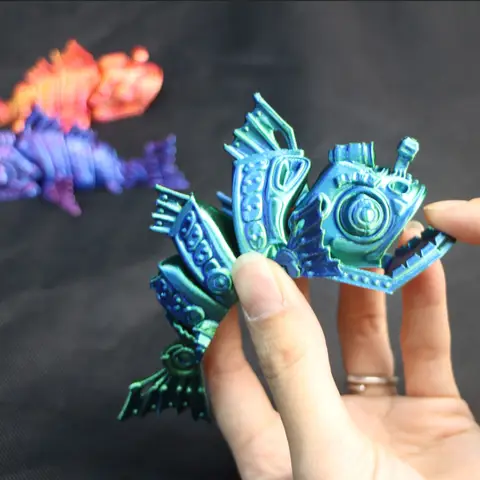 8 best sales 3डी मछली - №3