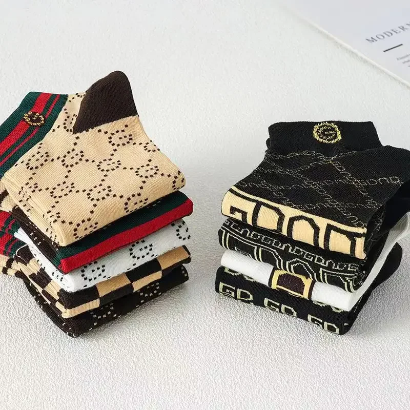 ถุงเท้าขอบบางฤดูร้อน 5 คู่ถุงเท้าเรือหรูหราดูดซับเหงื่อและระบายอากาศได้ถุงเท้าปากตื้นถุงเท้าสั้นแฟชั่น