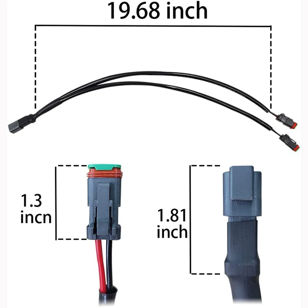 2Pcs Y Shape Male T… - image