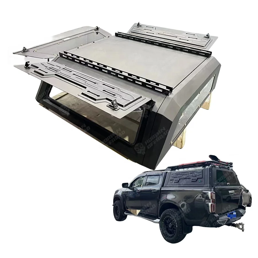 

Aluminum Canopy Cover Hardtop Topper Camper Cover Truck Canopy For Dmax 2021+