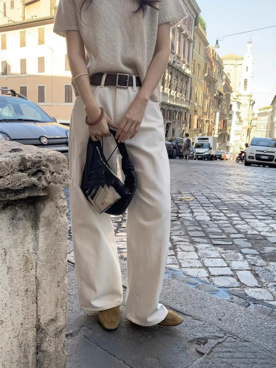 

Джинсы с высокой талией и прямыми штанинами для женщин, свободного кроя, винтажные, для повседневной носки, с эффектом похудения, очень стильные