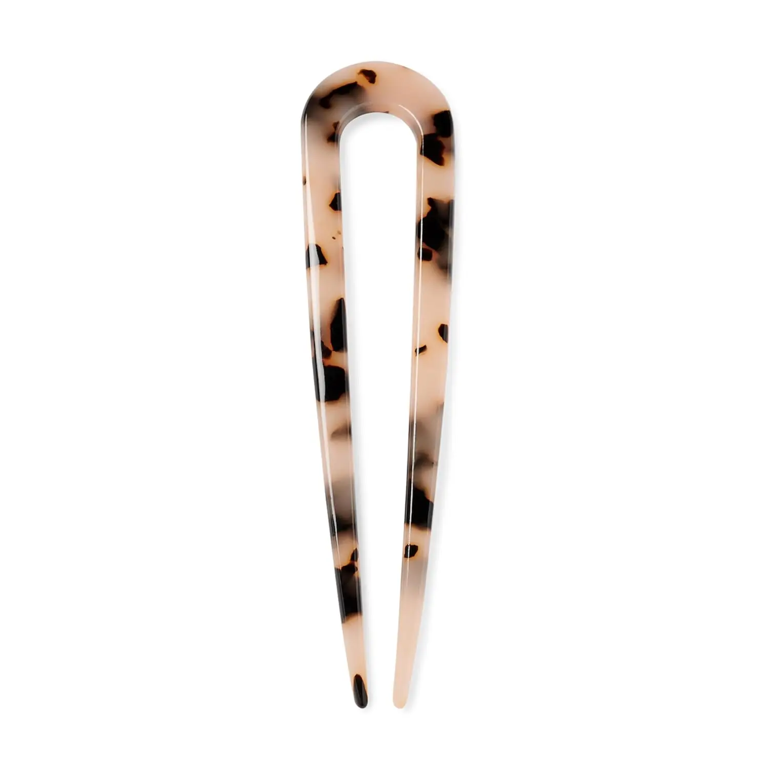 

Elegant Tortoise French Hair Pin for Buns, Twists & Updos, Lightweight Secure Hold for All Hair Types