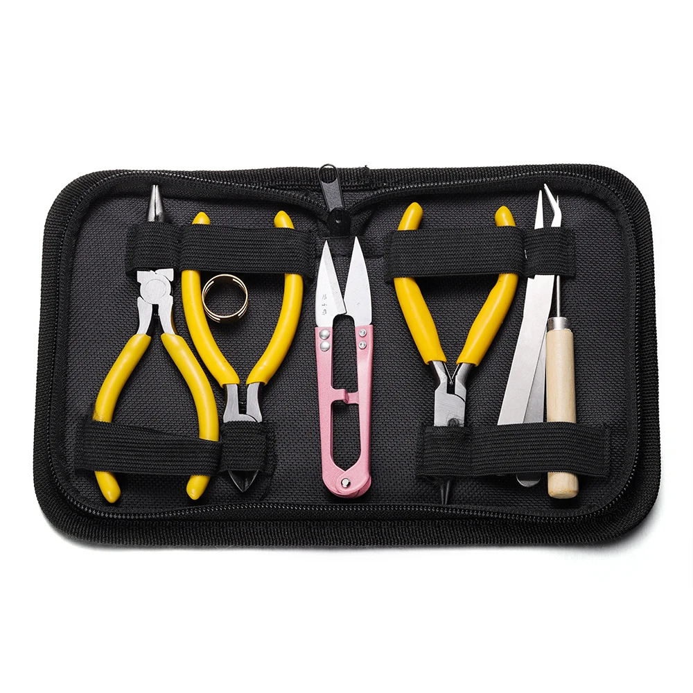1 Pack Jewelry Making Kits Supplies With Jewelry Pliers Jump Ring Opener Awl Thread Scissors For Jewelry Repair Jewelry Making