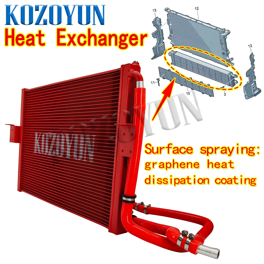 Intercooler Intercooler para Audi S4 S5 A4 A5 Quattro B8 B8.5 EA837 3.0T 09-15