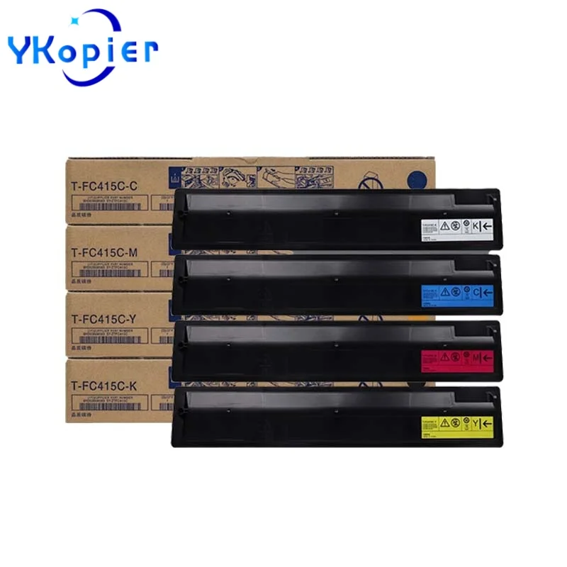 

Оригинальный картридж с тонером T-FC415C, черный 450G CMY 400G для Toshiba 3515 3615 4515 4615 5015 5115 AC 2610 2110 2510 2610 2615