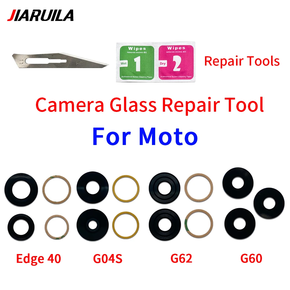 Camera Lens For Moto Edge 40 04S G32 G60 Tempered Glass  Back Screen Protector Cover Film
