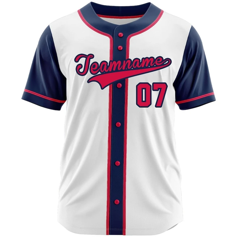 Custom Baseball Jersey For Men Fans Gradient Personalized Baseball Shirt With Printed Team Name Number Baseball Team Uniform