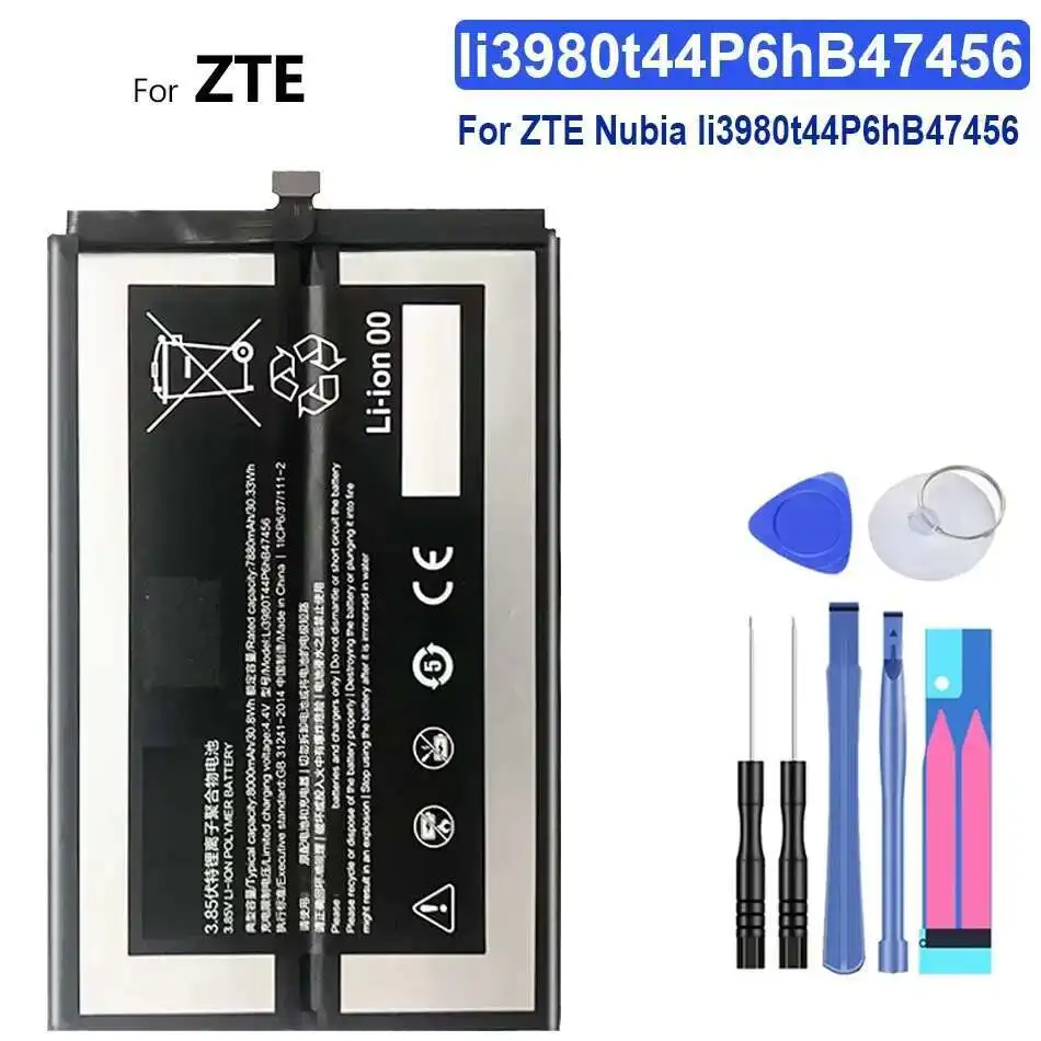 

Tablet Battery 8000Mah Premium Replacement For Zte Nubia Li3980t44p6hb47456