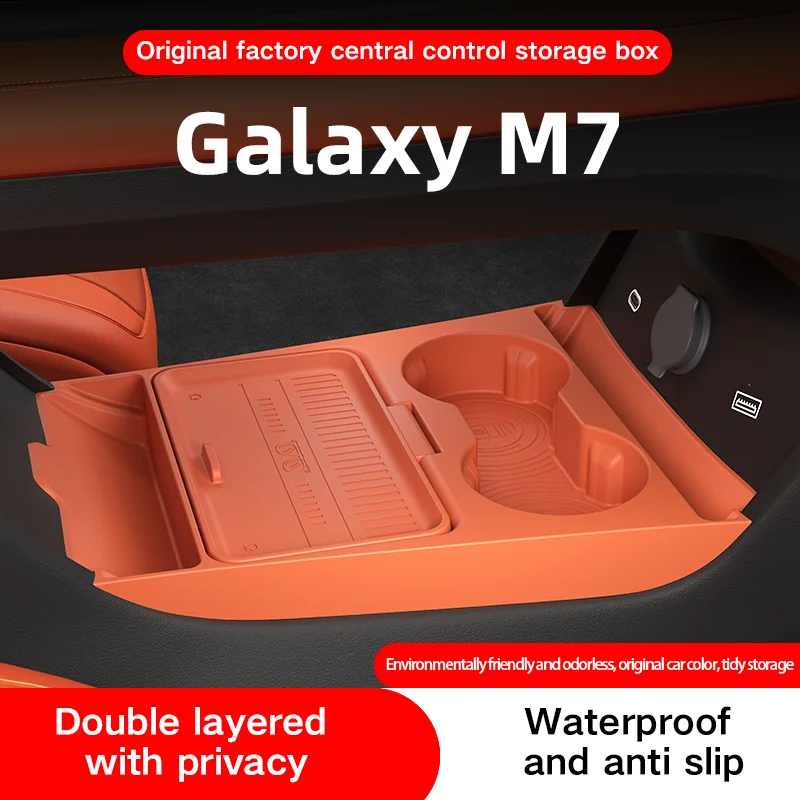 2026-for-geely-galaxy-m7-center-console-below-storage-box-central-control-organizer-mat-car-interior-silicone