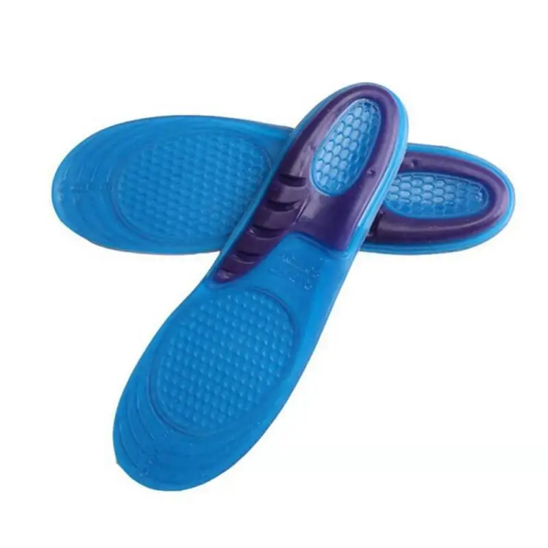 1Pair Sports Elastic Silicone Gel Insoles Shoe Inserts Cushion for Women Men Breathable shoes Pad Massage Casual Sports Insole