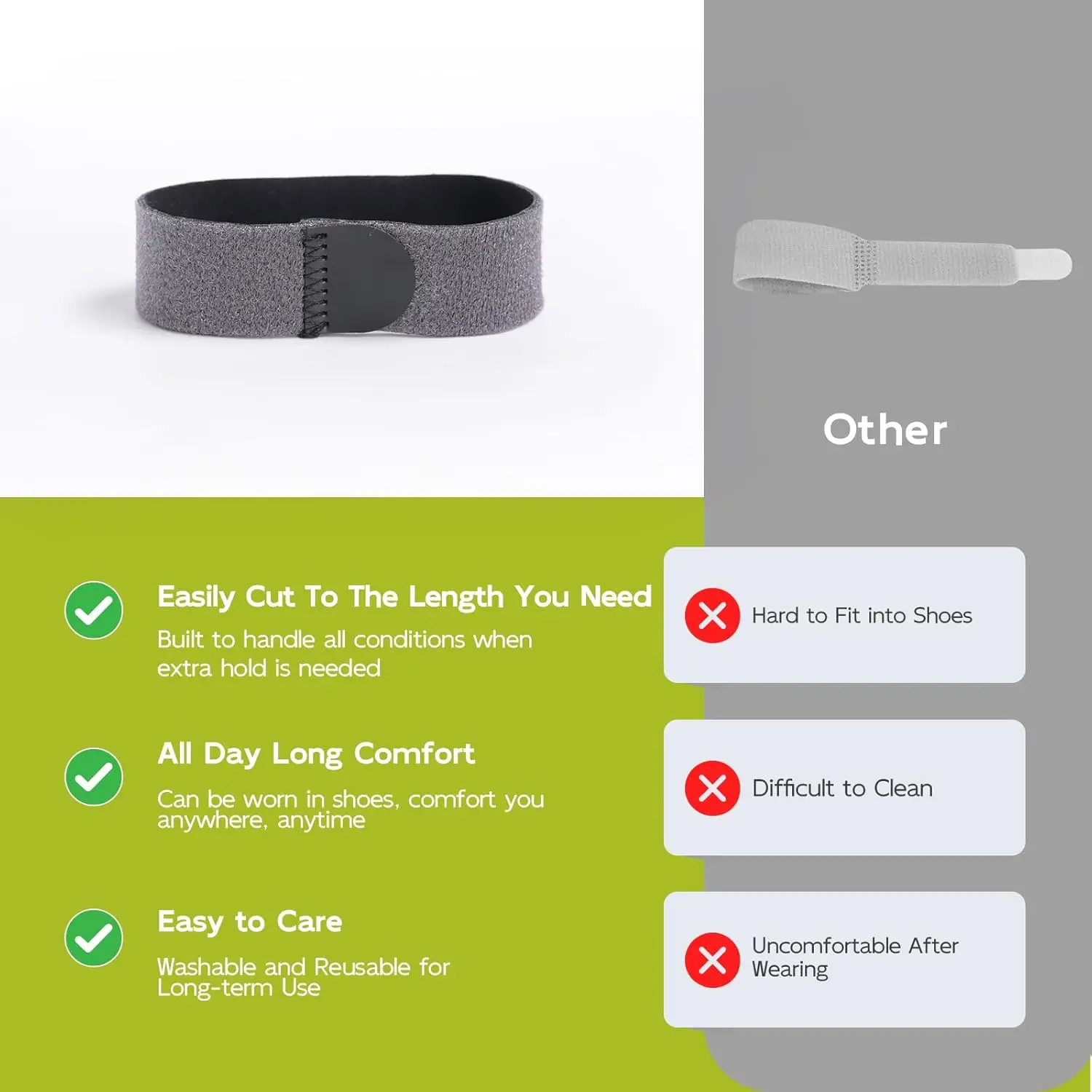 

1/2/5/10Pcs Hammer Toe Straightener Broken Toe Wrap Hammertoe Corrector Toe Splint Foot Care Crooked Curled Overlapping Toes