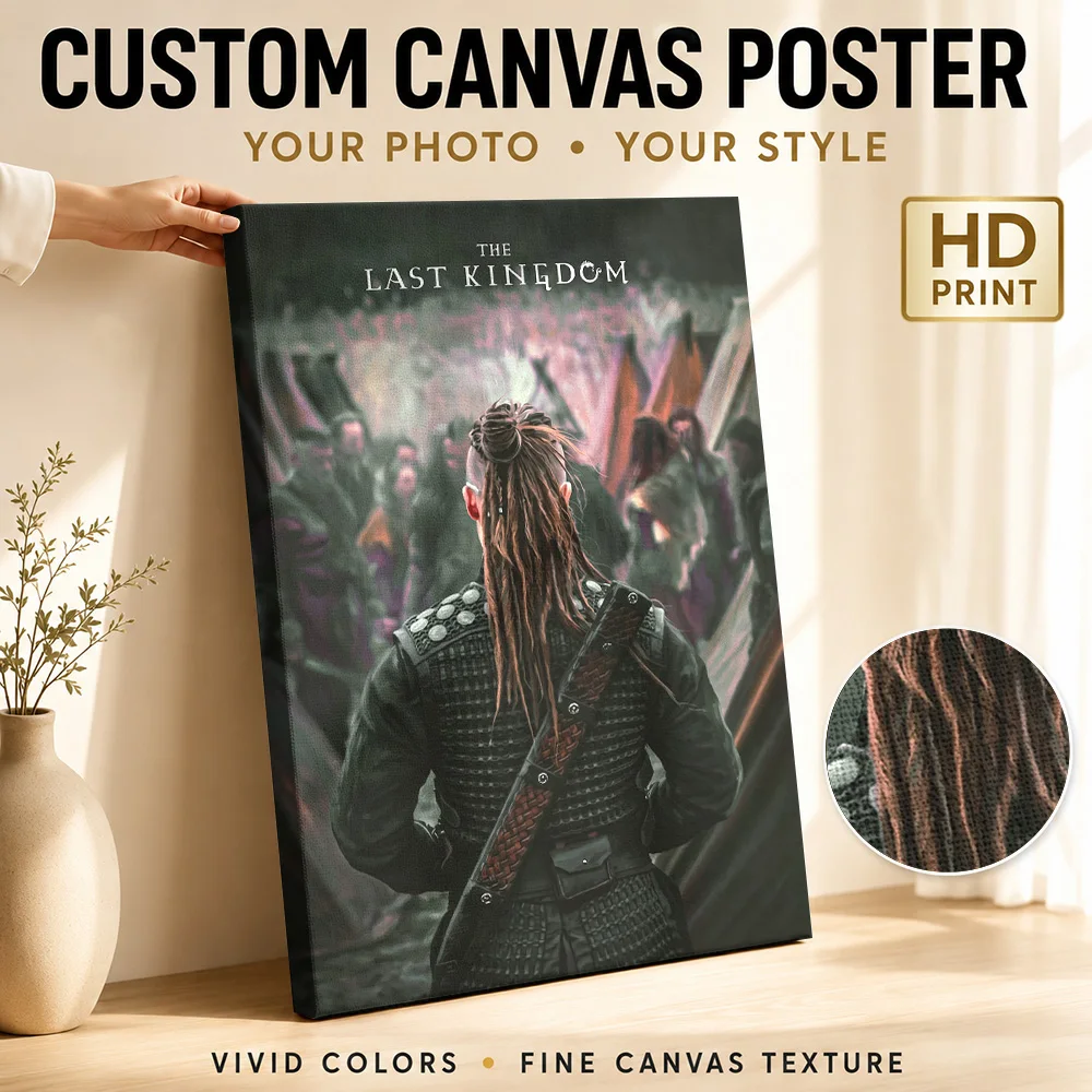 The Last Kingdom Uhtred Painting Framed Canvas Poster Customized Modern Aesthetic Wall Paintings Decoration for Office Hallway