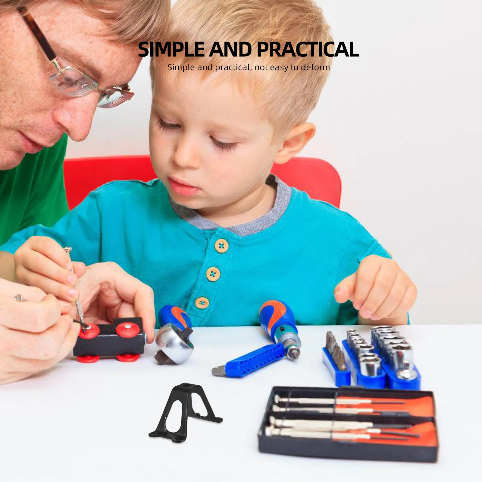 Rc Rear Spare Tire Bracket Metal Carrier Frame Strong Iron Spare Wheel Holder Rack Easy DIY Installation for Rc Climbing