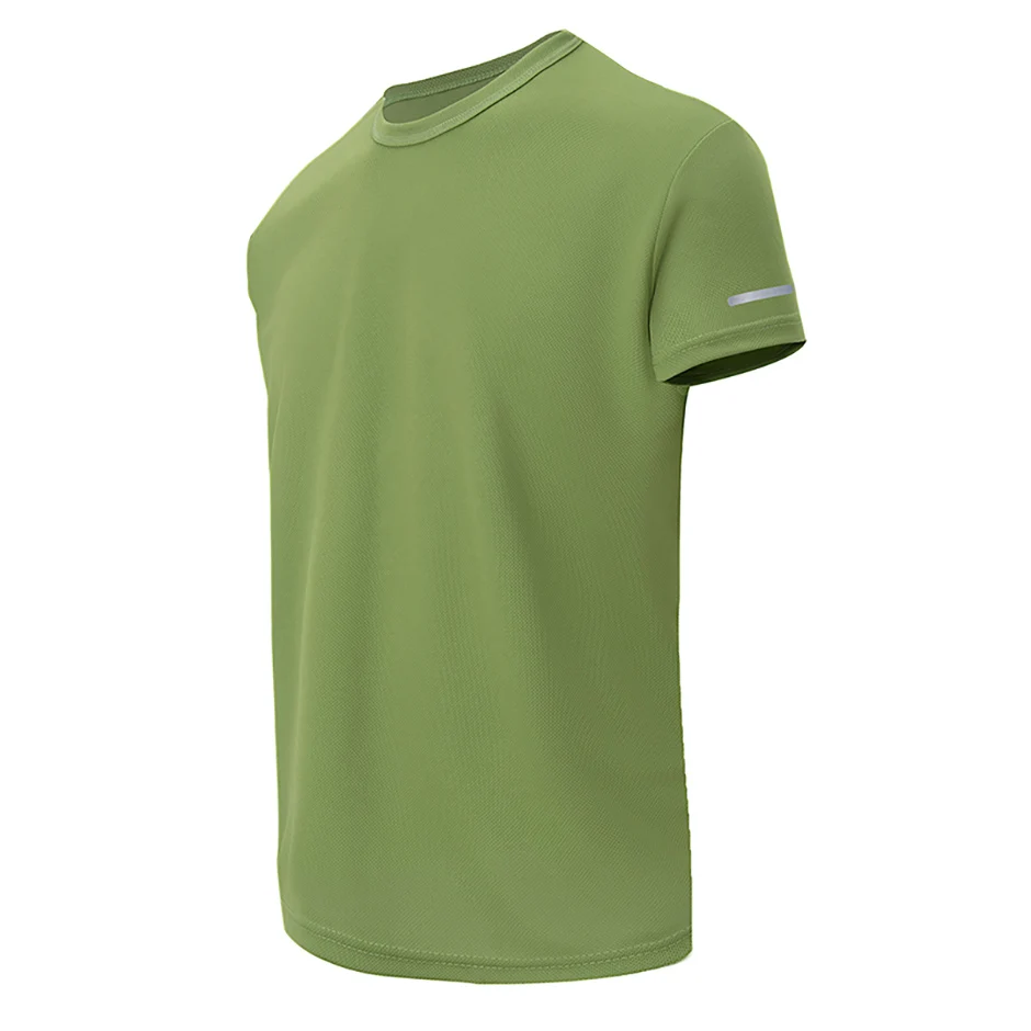 2/4/6-teiliges Four Seasons Herren-T-Shirt in einfarbiger Farbe mit Rundhalsausschnitt und kurzen Ärmeln und bedruckten Bündchen, Jugend-Sport- und Freizeitmode-T-Shirt – Detail 17