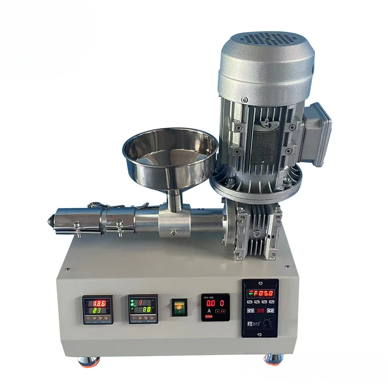 

Mini Extruder, 1000w Temperature 0-350 Degrees Adjustable, Output 0.5-1kg/h PP PE PS AS ABS Laboratory Extruder Support Customiz