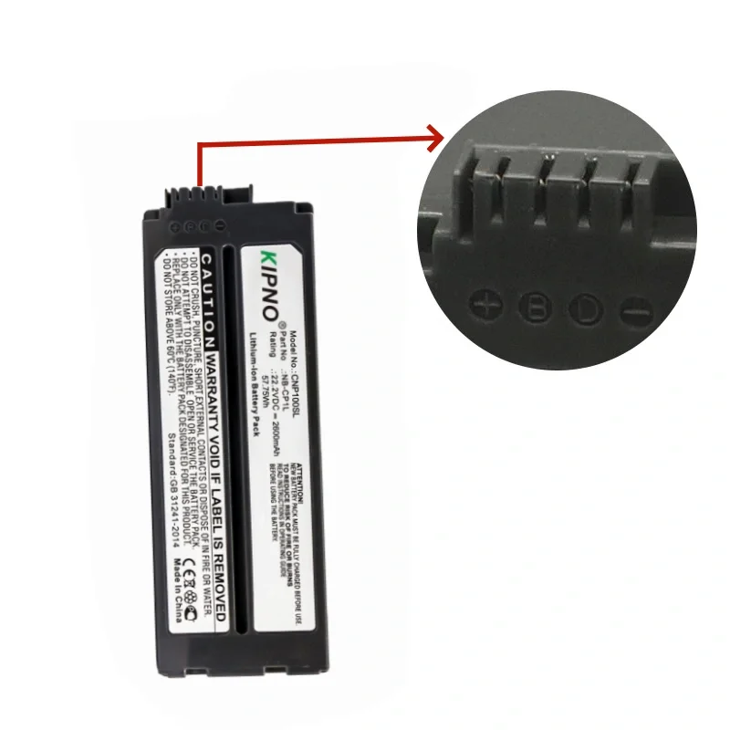 NB-CP2LH NB-CP2L Battery 1800mAh Rechargeable Batteries And Charger for Canon SELPHY NB-CP1L,CG-CP200 CP1500 CP1300 CP900 CP800 view 5