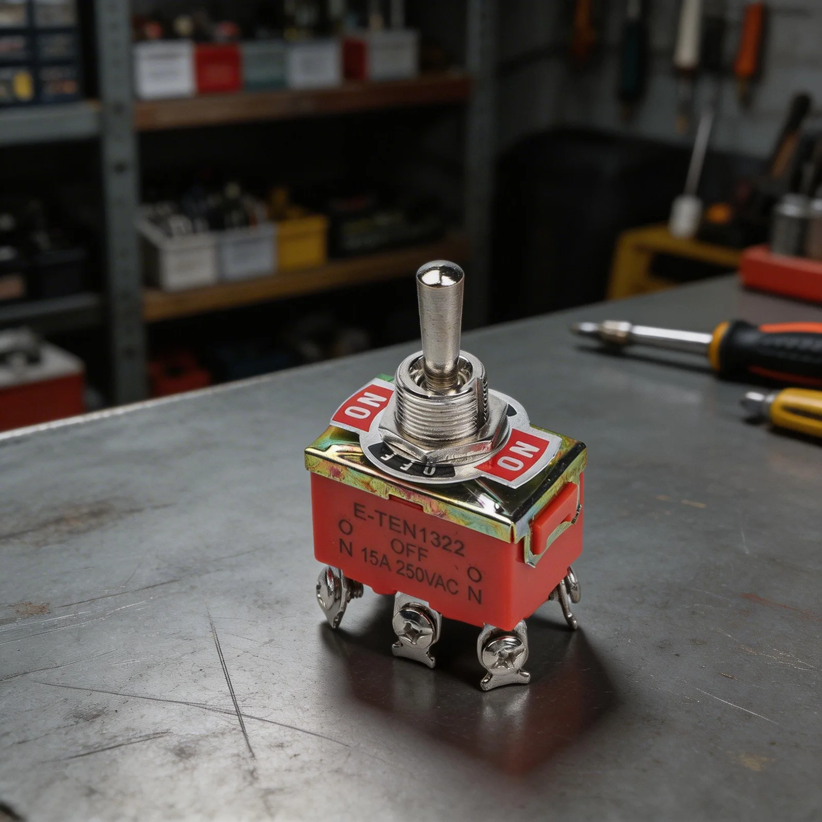 12mm Hole Size 6 Pin Switch 3 Position for toggle Switch 3 Position Switch 15A Rated Current Heat-resistant Housing