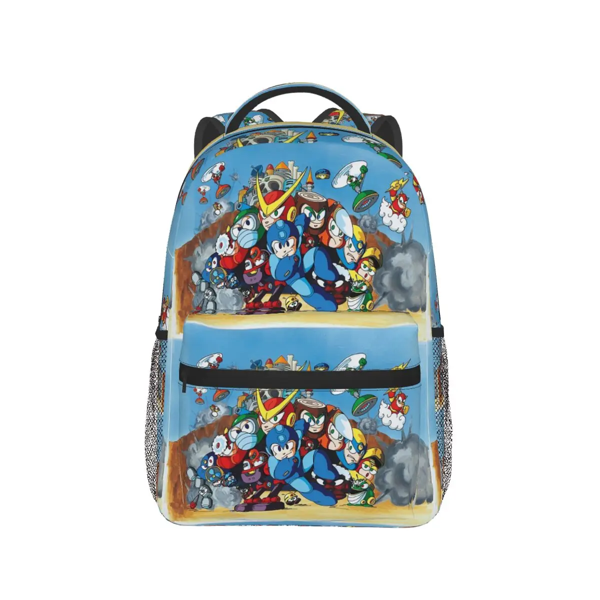 Classic Megaman 2 Backpacks Boys Girls Bookbag Students School Bags Cartoon Laptop Rucksack Shoulder Bag Large Capacity