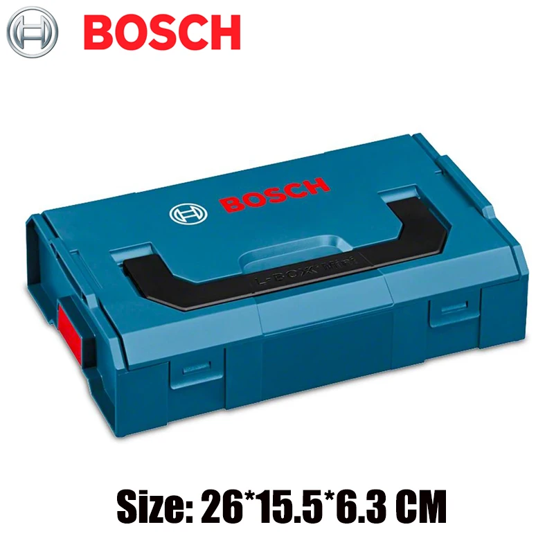 

Bosch L-Boxx Tool Accessories Case Mini Storage Box Durable Shock Proof Parts Screw Bits Original Stackable Plastic Storage Box