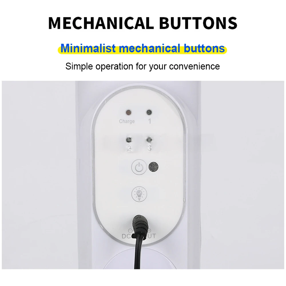 Remote/Key Control 16 - Inch Solar Fan with Solar Panels 5V Bulb Output Nightlight 12H Runtime USB & Nightlight Room Camping