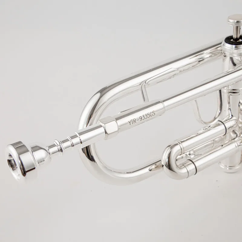 Made in Japan quality 9335 Bb Trumpet B Flat Brass Silver Plated Professional Trumpet Musical Instruments with Leather Case