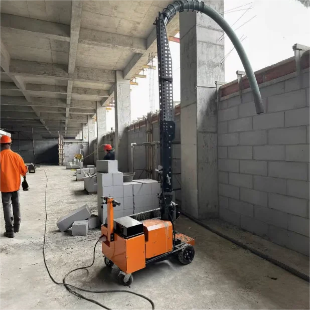 New Electric Diesel Powered Construction Boom Concrete Delivery Pump 10m Vertical Conveying Distance