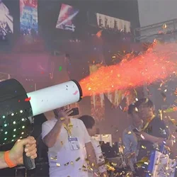 co2 gas column color paper spray gun Color dj fog column spray gun dj Disco nightclub stage lighting professional equipment