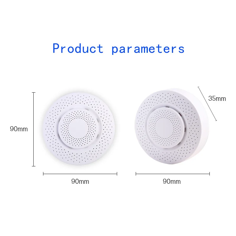 Tuya Graffiti inteligentny detektor gazu węglowego WIFI pudełko powietrzne formaldehyd/VOC/CO2/temperatura/wilgotność Alarm monitorujący w czasie rzeczywistym