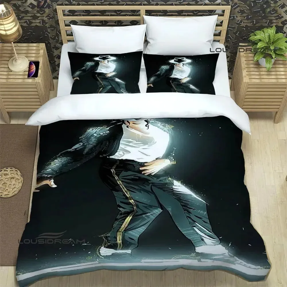 Michael Jackson printed Bedding Sets exquisite bed supplies set duvet cover bed comforter set bedding set luxury birthday gift