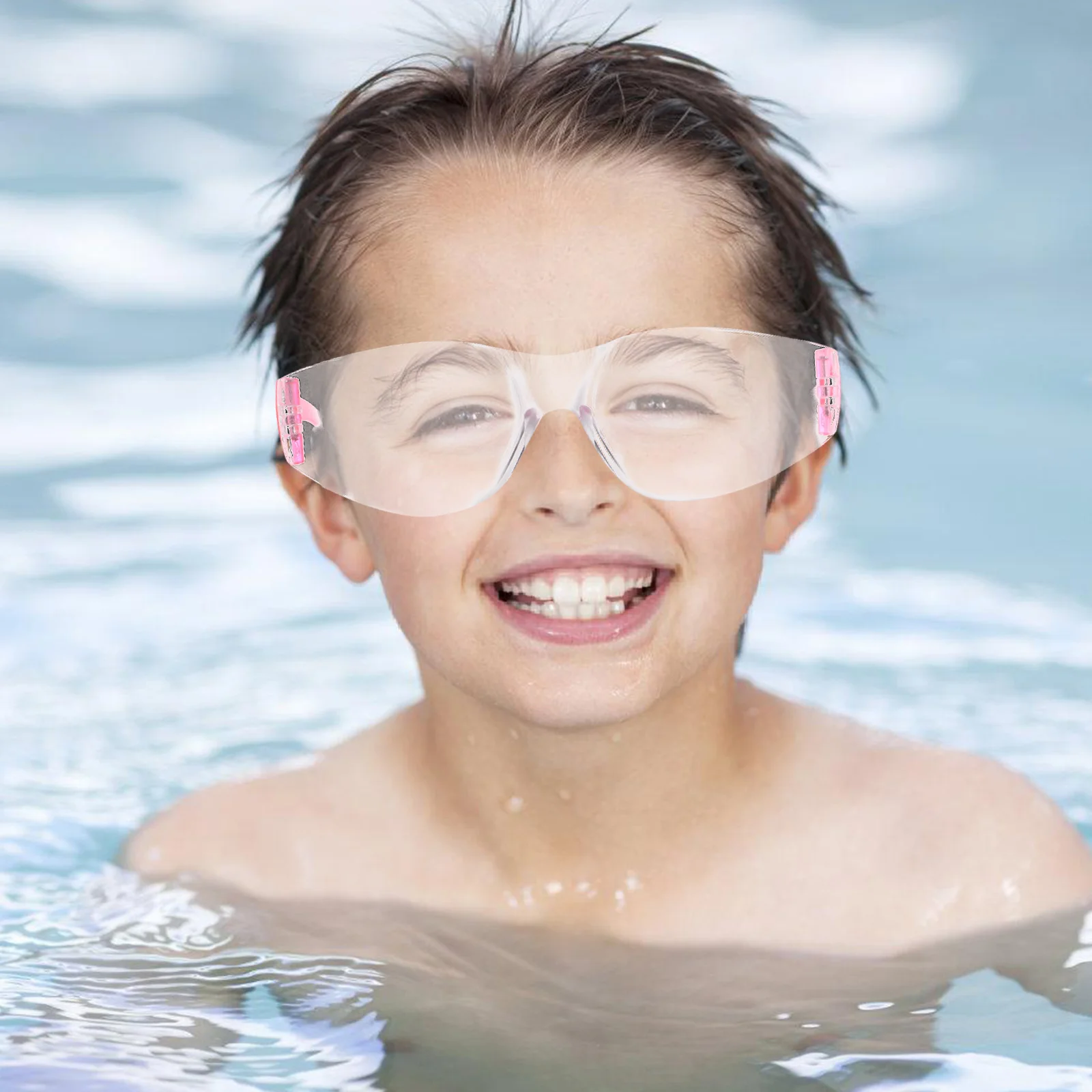 

6 Pcs Children's Goggles Glasses Impact Resistant Protective Safety with Lenses