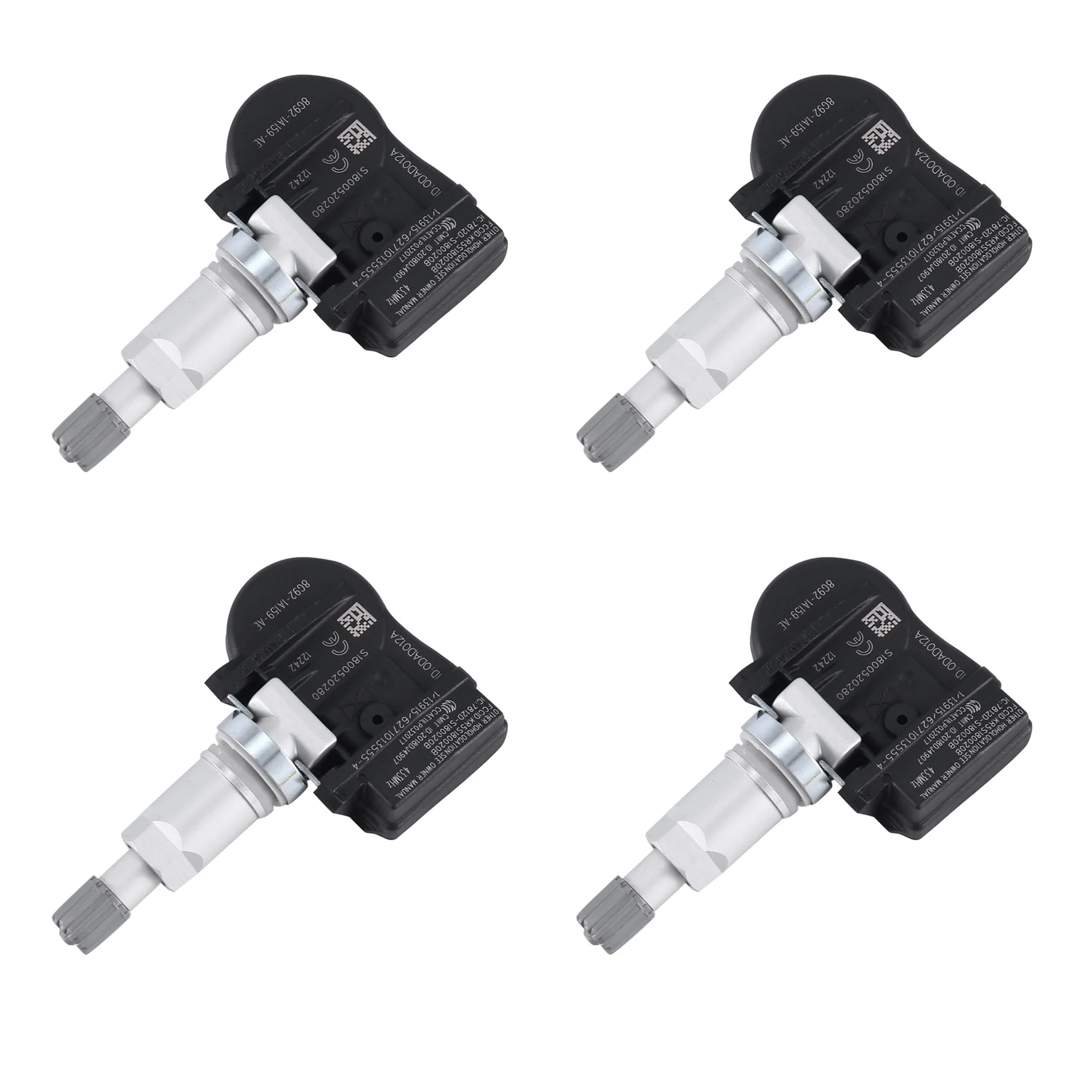 Set of 4 Tire Pressure Sensor TPMS 8G92-1A159-AE for Ford Mondeo Galaxy